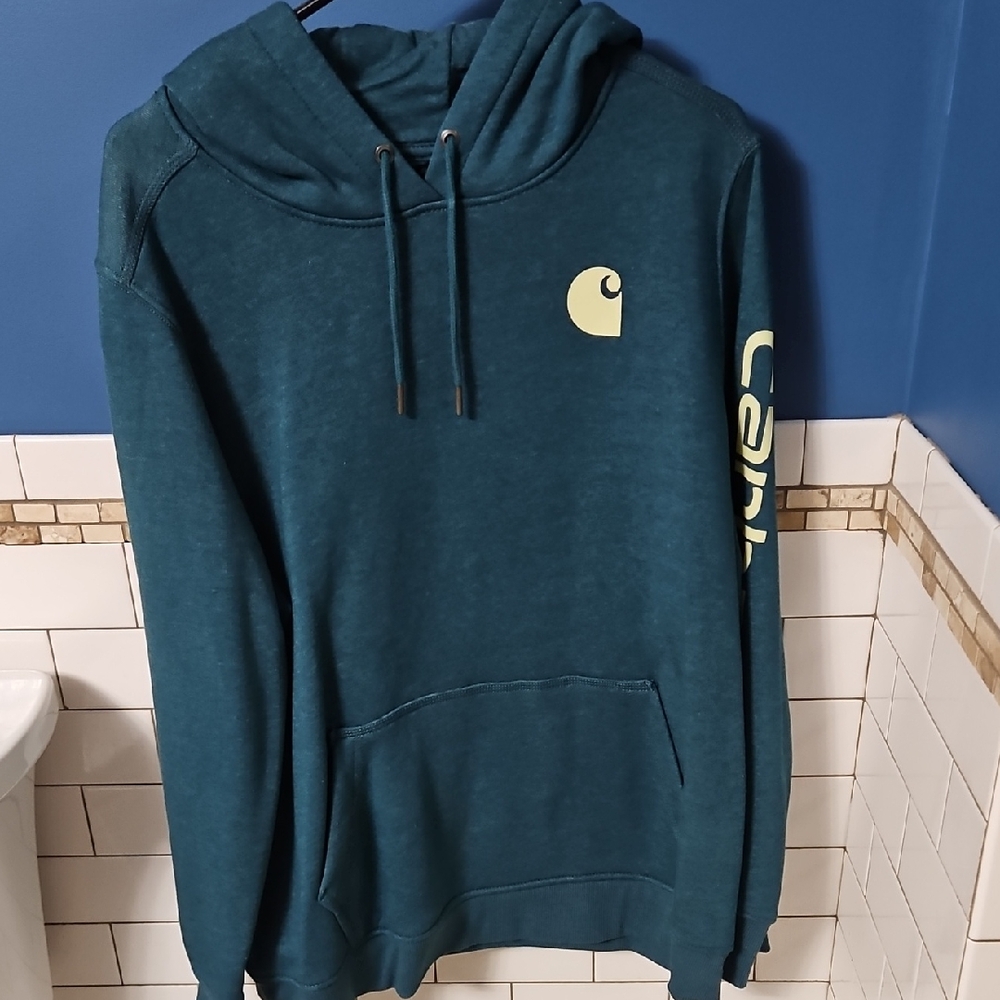 Carhartt Women's Plus Dark Teal Hoodie